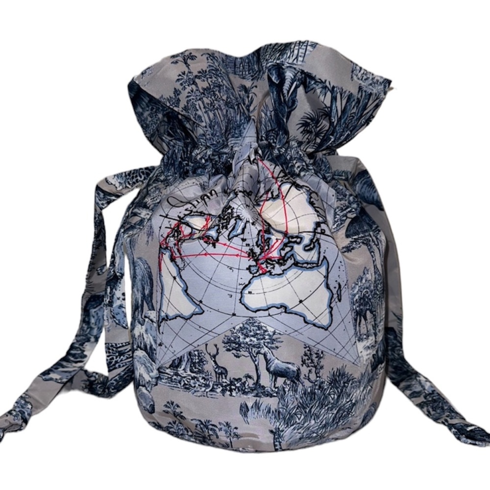 Dior Around the World Motif Pouch